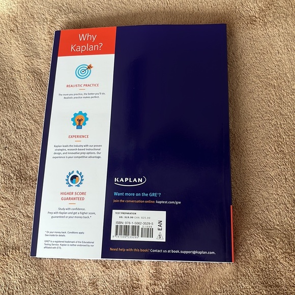 Kaplan GRE Verbal Workbook tenth edition - Picture 2 of 2